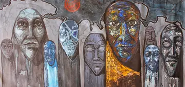 Purgatory by Navanshu Kumar - Acrylic on canvas