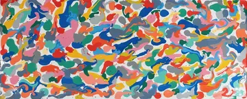 Entropy 3 by Pankaj Vishwakarma - Automotive paint on canvas