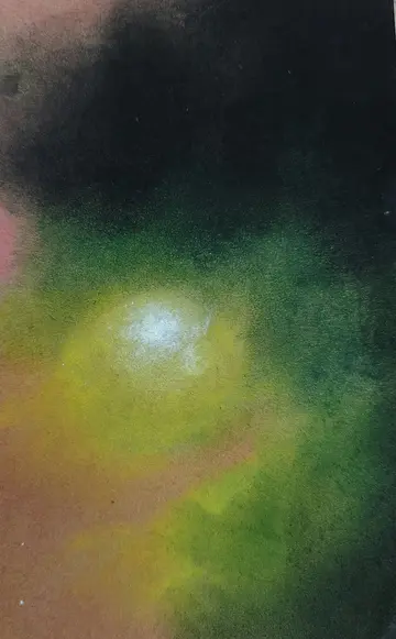 Untitled by Gayathri A P - Soft pastel on paper