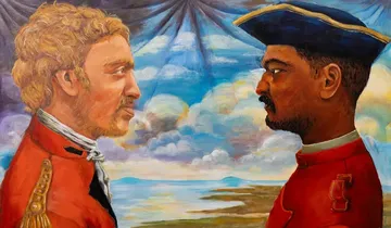 Conversation by Sreeju Radhakrishnan - Acrylic on canvas