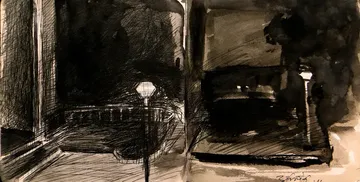 Pages from my diary, 50 by Abhishek Narayan Verma - Digitally developed from the original and archival print on paper