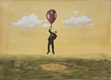 What is happening? 2 by Om Kumar - Pen, acrylic, and watercolor on cartridge sheet