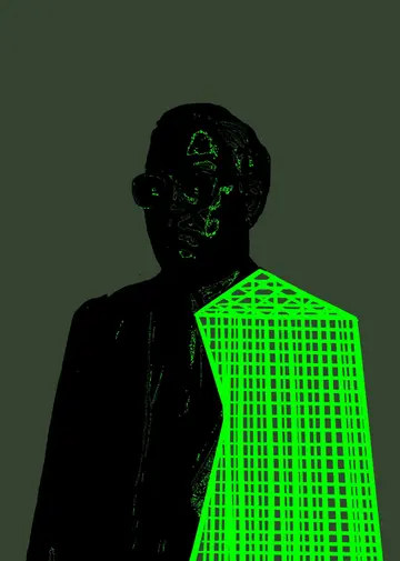 Deconstructing Ambedkar, 4 by Aravind Chedayan - Digital print on archival paper