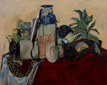 Sundries by Riddhi Rajora - Oil on Canvas