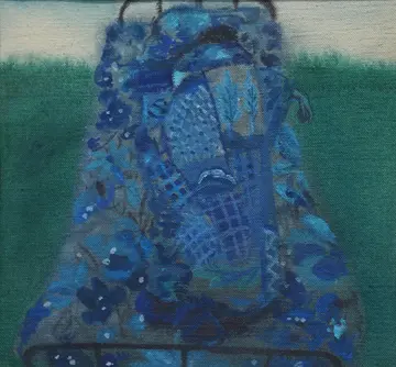 Asleep or dead by Diya Mehta - Acrylic on canvas
