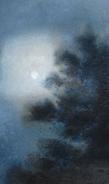 Untitled by Gayathri A P - Soft pastel on paper