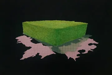 Untitled by Bhavana Parakh - Graph paper, gateway sheet print, and colored pencil on paper