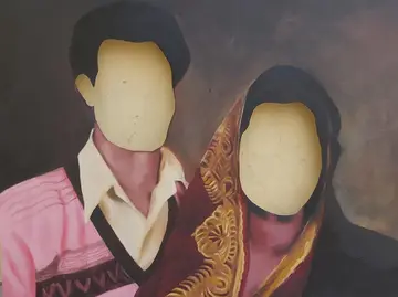 Incomplete couple by Deepakk - Oil on canvas