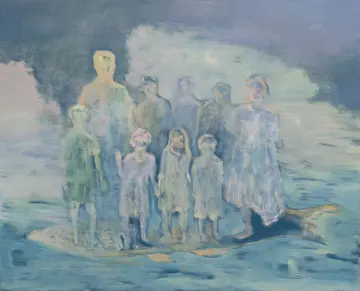 The last lesson by Jadeja Digvijaysinh Viramdevsinh - Oil on linen 