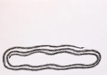 D-2, 1 by Preksha Tater - Pen and color on paper