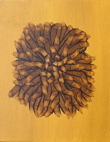 Form 9 by Clinton George - Acrylic on canvas