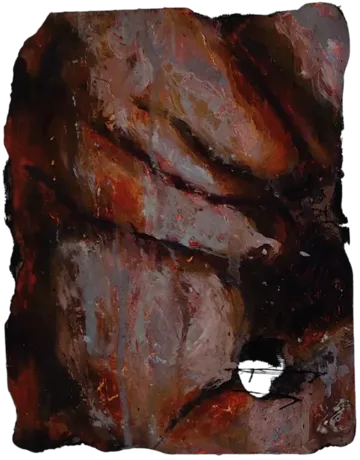 A step towards healing, 1 by Riyanka Das - Oil and mixed media on canvas
