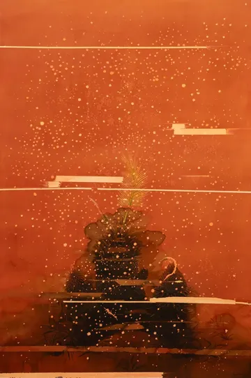 Ephemeral  XI by Sonali Sonam - Watercolor on paper