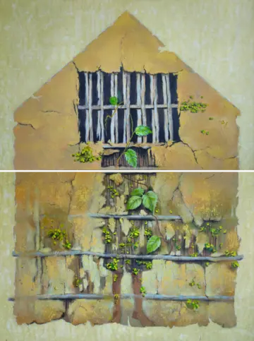 Retrospect  by Bishal Deka - Acrylic on canvas 