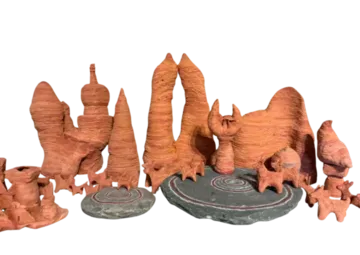 Untitled by Urgain Zawa - Stoneware and terracotta