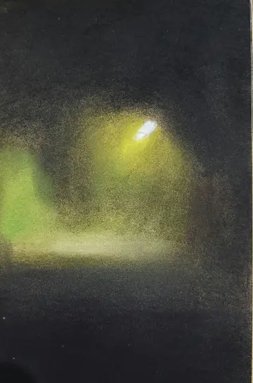 Untitled by Gayathri A P - Soft pastel on paper