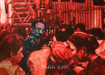 FAAAAHH by Anurag Paul - Watercolor on paper