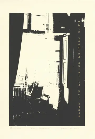 Maps of disappearance, 5 by Abhishek Narayan Verma - Screen print on acid free paper