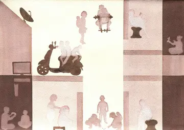 Untitled 3 by Ligang August - Ink on paper