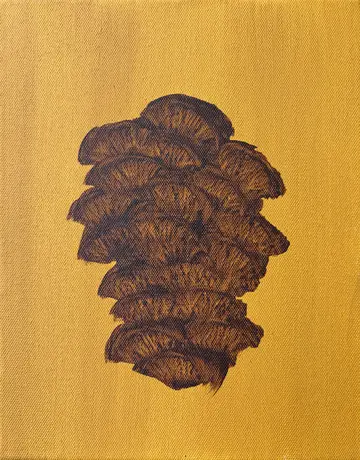 Form 2 by Clinton George - Acrylic on canvas