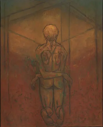 Persistence, 2 by Victor Hazra - Acrylic, color pigments, and charcoal on canvas
