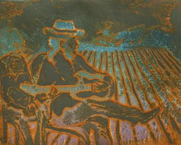 Symphonic revving, 2 by Spandan Mundhe - Viscosity on Fabriano Rosaspina paper
