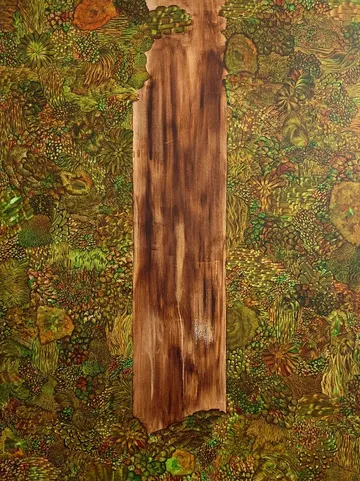 Untitled by Clinton George - Acrylic on canvas