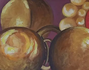Strange 3 – Kammal by Rishma Mariya Johnson - Acrylic emulsion on canvas