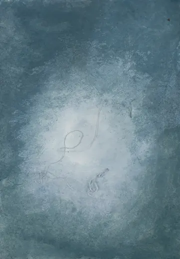 The unfamiliar, 2 by Tithi Das - Watercolor on paper