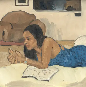 Khush by Akshit Satyarthi - Oil on canvas