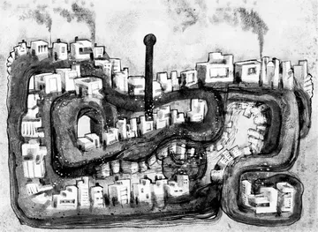 Seed of kalinga by Prasad KV - Ballpoint pen and watercolor on archival paper
