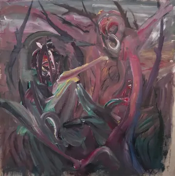 Hello 5 by Virendra Maurya - Acrylic on canvas