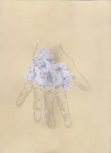 Rice (III) by Parul Sinha - Watercolor, ink on Canson paper
