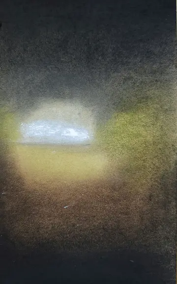 Untitled by Gayathri A P - Soft pastel on paper