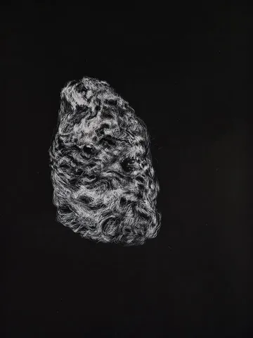 Presence of absence, 5 by Akartha Halder - Laser print on paper