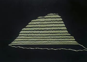 Is there an end? by Bhavana Parakh - Graph sheet and colored pencil on paper