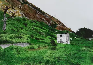 Territories of three: echoes in the landscape I, 3 by Kapil Jangid - Watercolor, photo ink, digital print and graphite on paper