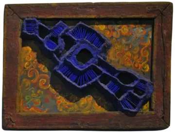 Untitled by Urgain Zawa - Wood, paper-mâché, and color pigment