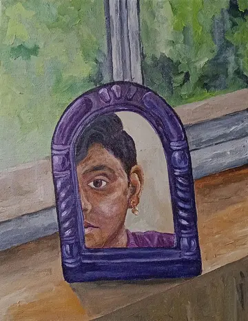 Strange 1 – Self by Rishma Mariya Johnson - Acrylic on canvas