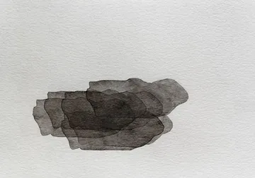  Unidentified, 3 by Akartha Halder - Watercolor on paper