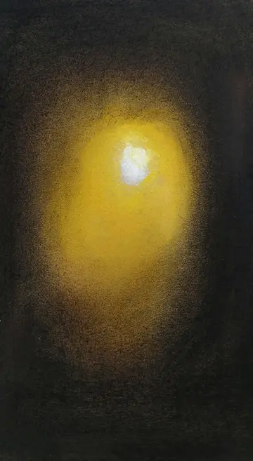 Untitled by Gayathri A P - Soft pastel on paper