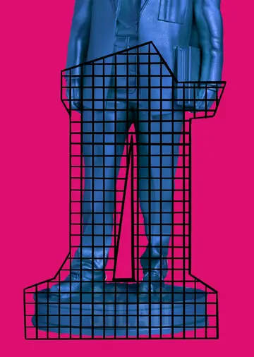 Deconstructing Ambedkar, 3 by Aravind Chedayan - Digital print on archival paper