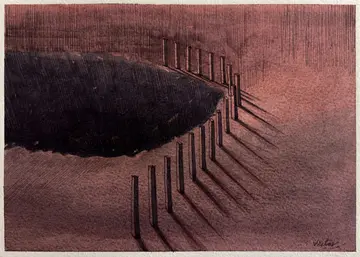 Persistence 4, 11 by Victor Hazra - Watercolor on paper