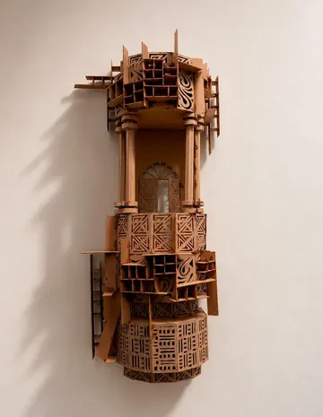 Structure has a meaning I by Nayanjyoti Barman - Mill board