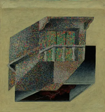 Romanticising everyday III by Anish Nandy - Acrylic on canvas