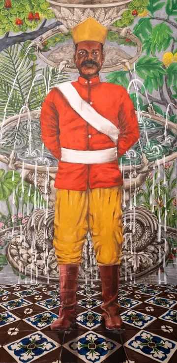 Unveiling the unseen 1 by Sreeju Radhakrishnan - Acrylic on canvas