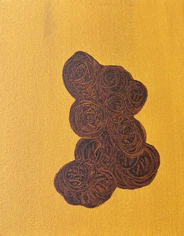 Form 8 by Clinton George - Acrylic on canvas